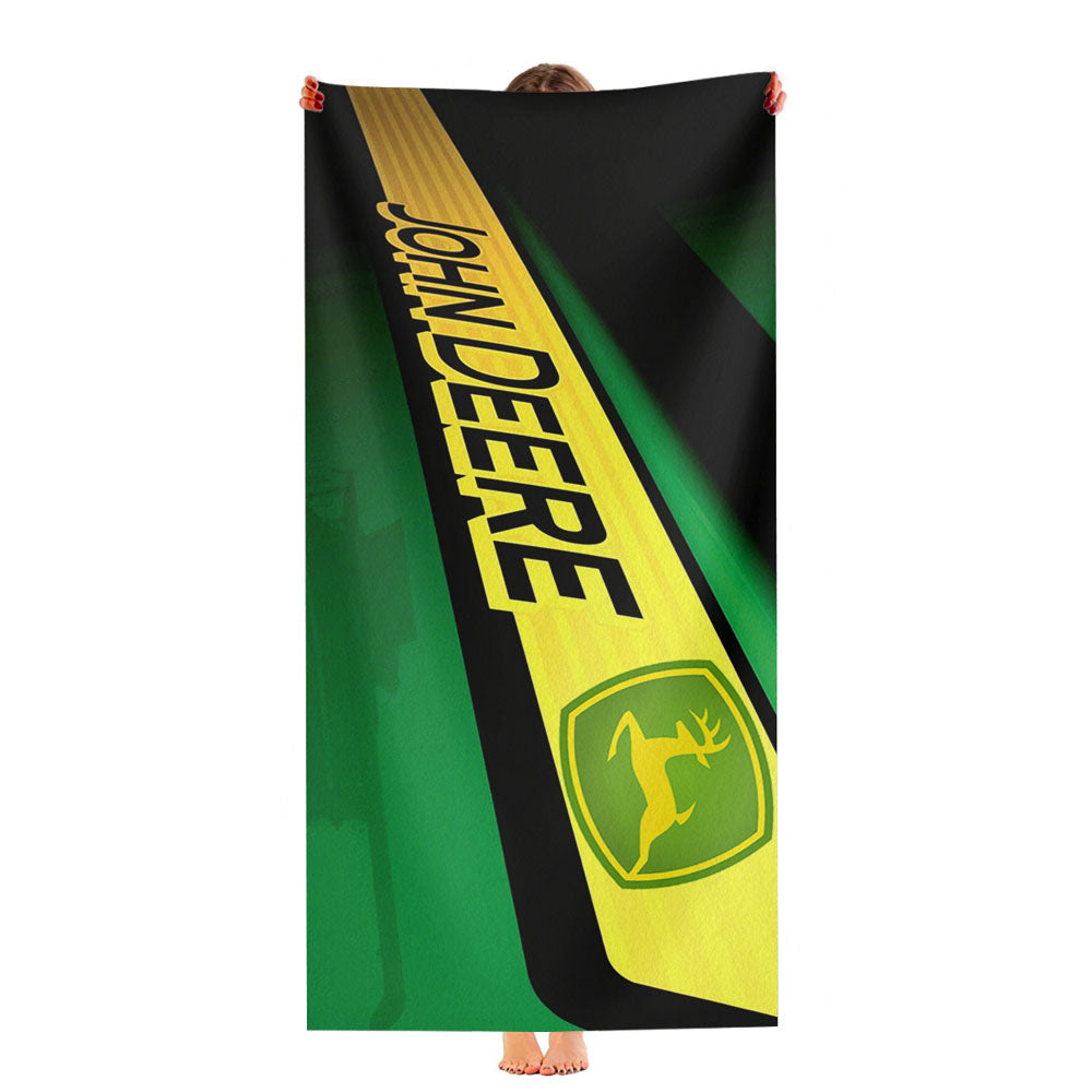 John Deere Logo 6 Ultra-Soft Luxury Bathroom Towels
