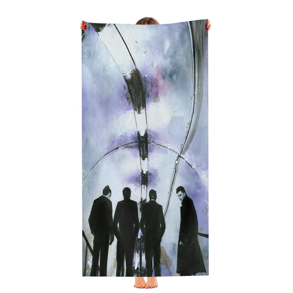 Joy Division Art Watercolor Ultra-Soft Luxury Bathroom Towels