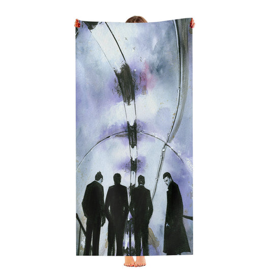 Joy Division Art Watercolor Ultra-Soft Luxury Bathroom Towels