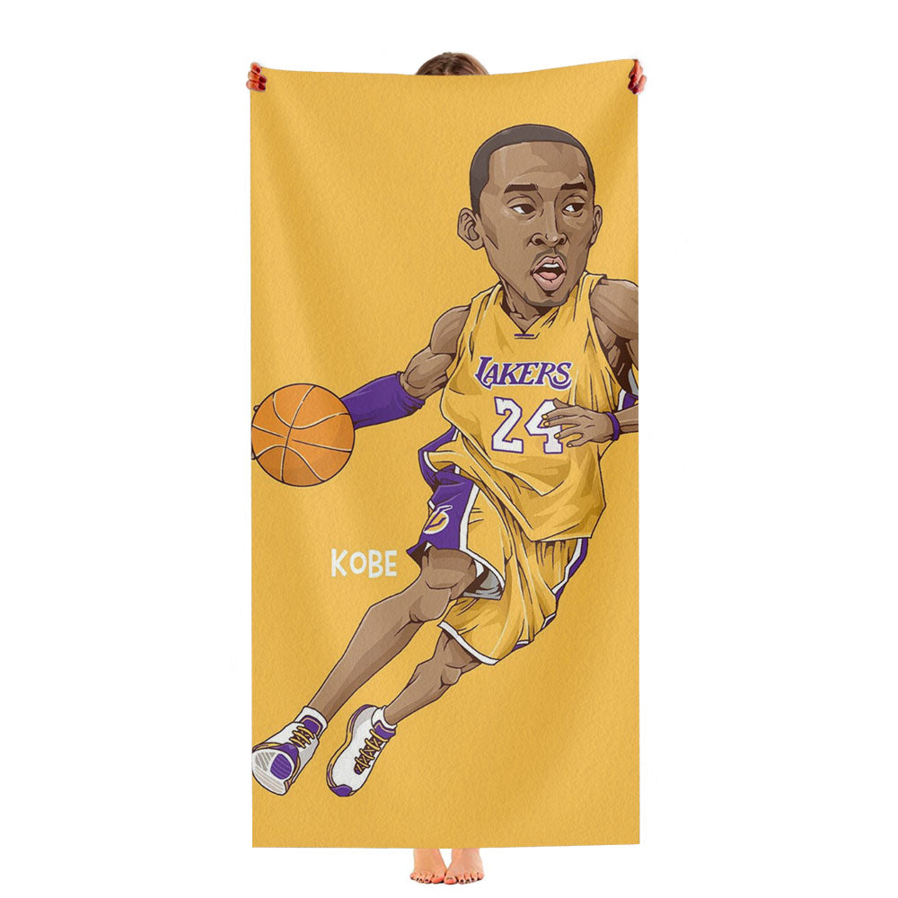 Kobe Bryant Basketball Usa Team 9 Ultra-Soft Luxury Bathroom Towels