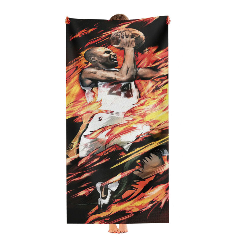Kobe Bryant Flying Vino Ultra-Soft Luxury Bathroom Towels