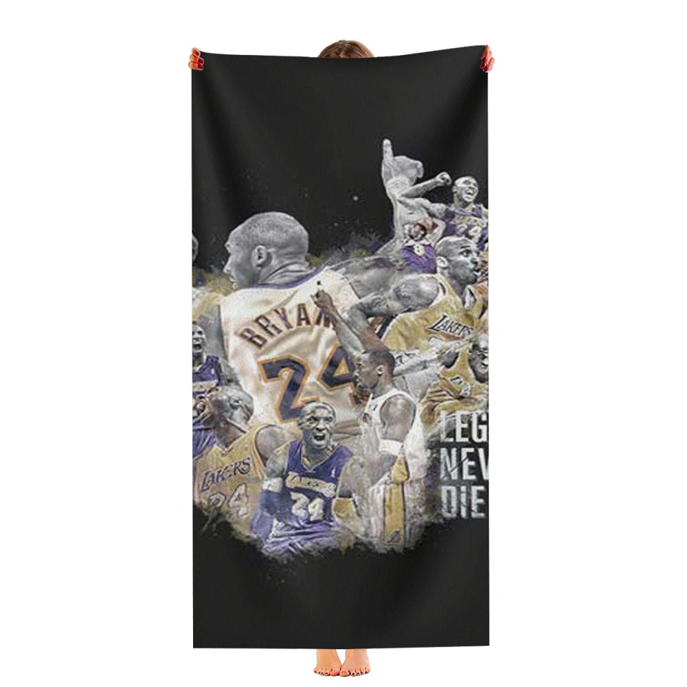 Kobe Bryant Nike Shoes Ultra-Soft Luxury Bathroom Towels