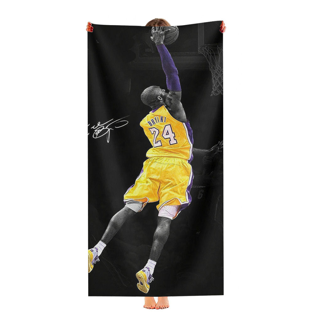 Kobe Bryant Slam Dunk Ultra-Soft Luxury Bathroom Towels