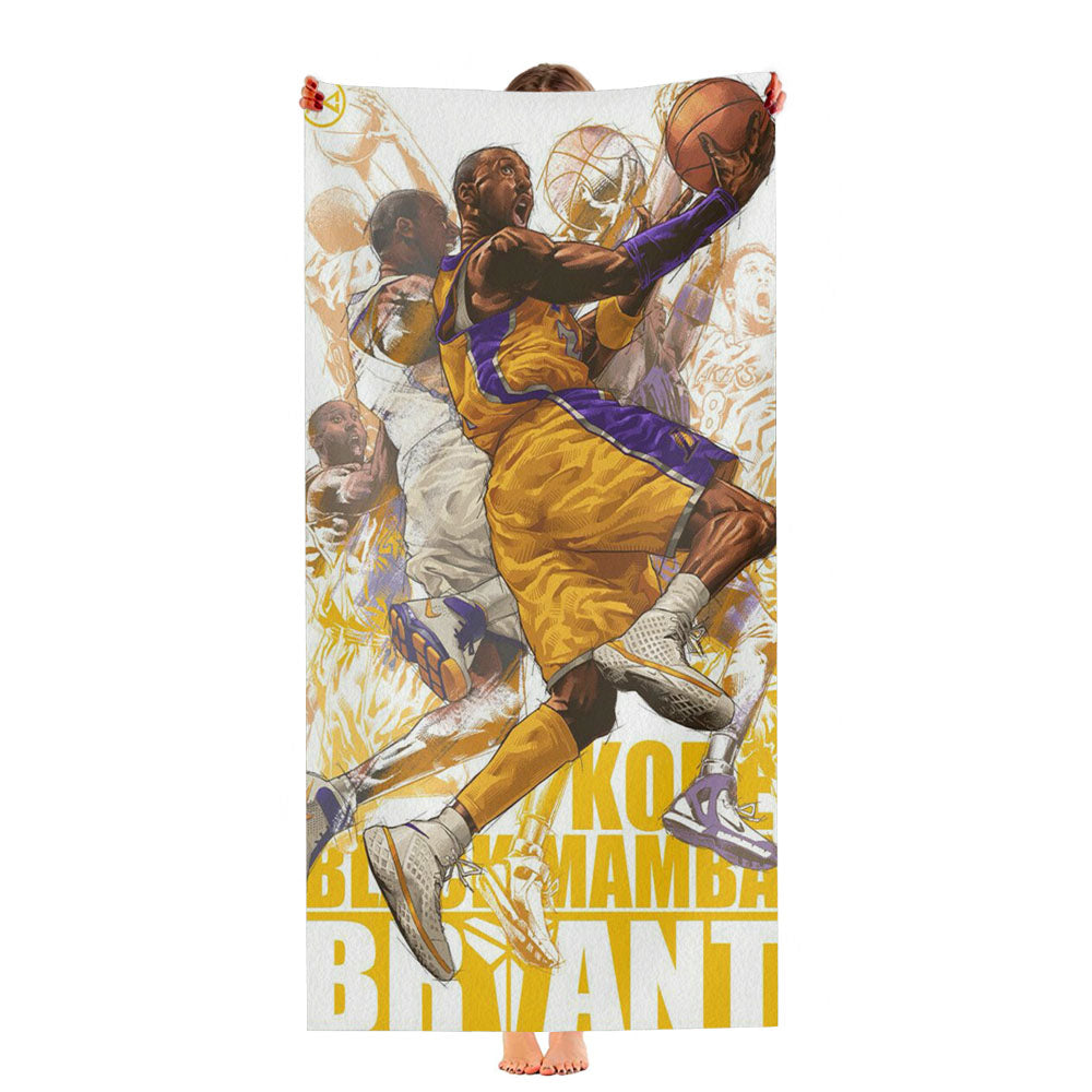Kobe Bryant The Return Ultra-Soft Luxury Bathroom Towels