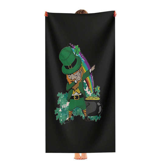 Leprechaun St Patricks Day Ultra-Soft Luxury Bathroom Towels
