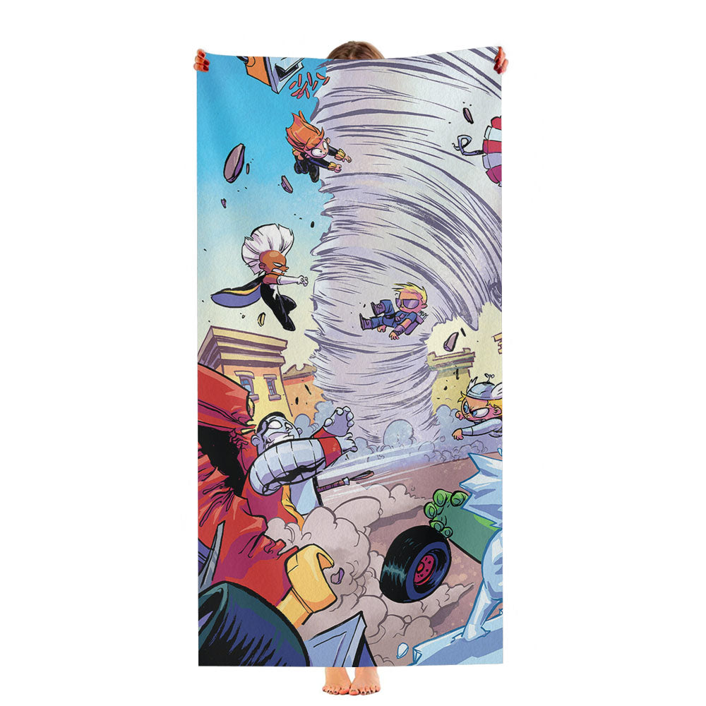 Little Marvel War 3 Ultra-Soft Luxury Bathroom Towels
