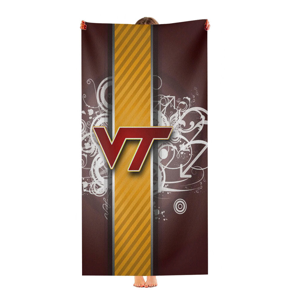 Logo Virginia Tech Ultra-Soft Luxury Bathroom Towels