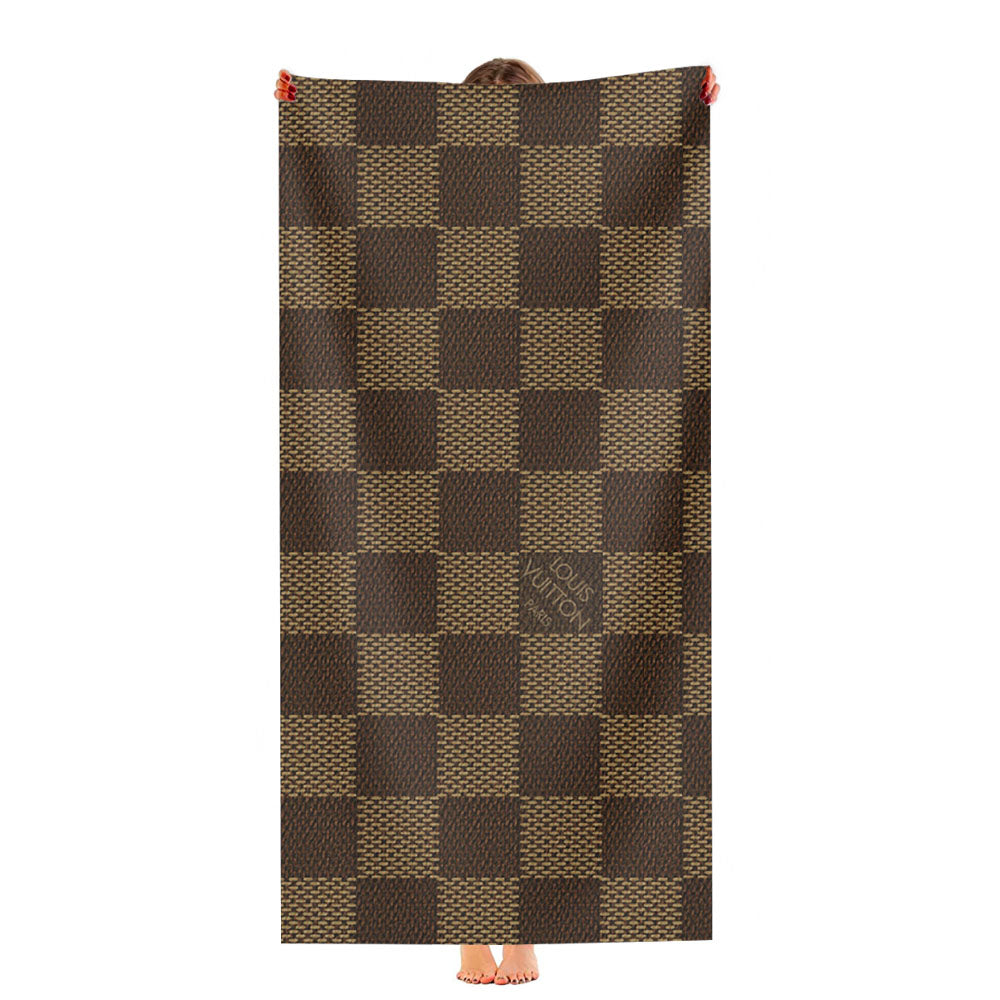 Louis Vuitton Brown Ultra-Soft Luxury Bathroom Towels