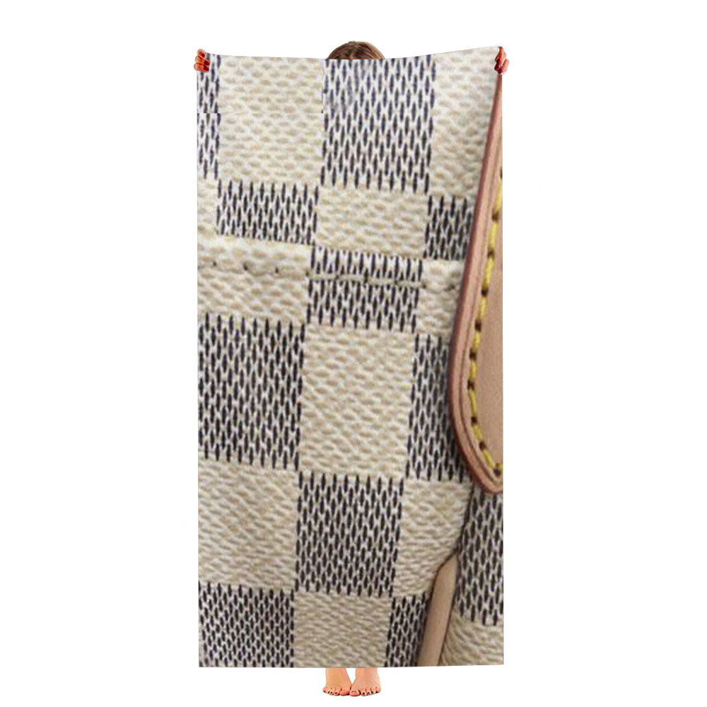 Louis Vuitton Checkered Ultra-Soft Luxury Bathroom Towels