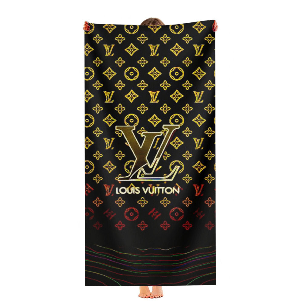 Louis Vuitton Design Ultra-Soft Luxury Bathroom Towels