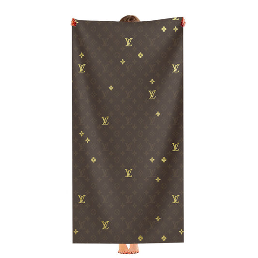 Louis Vuitton Gold Ultra-Soft Luxury Bathroom Towels