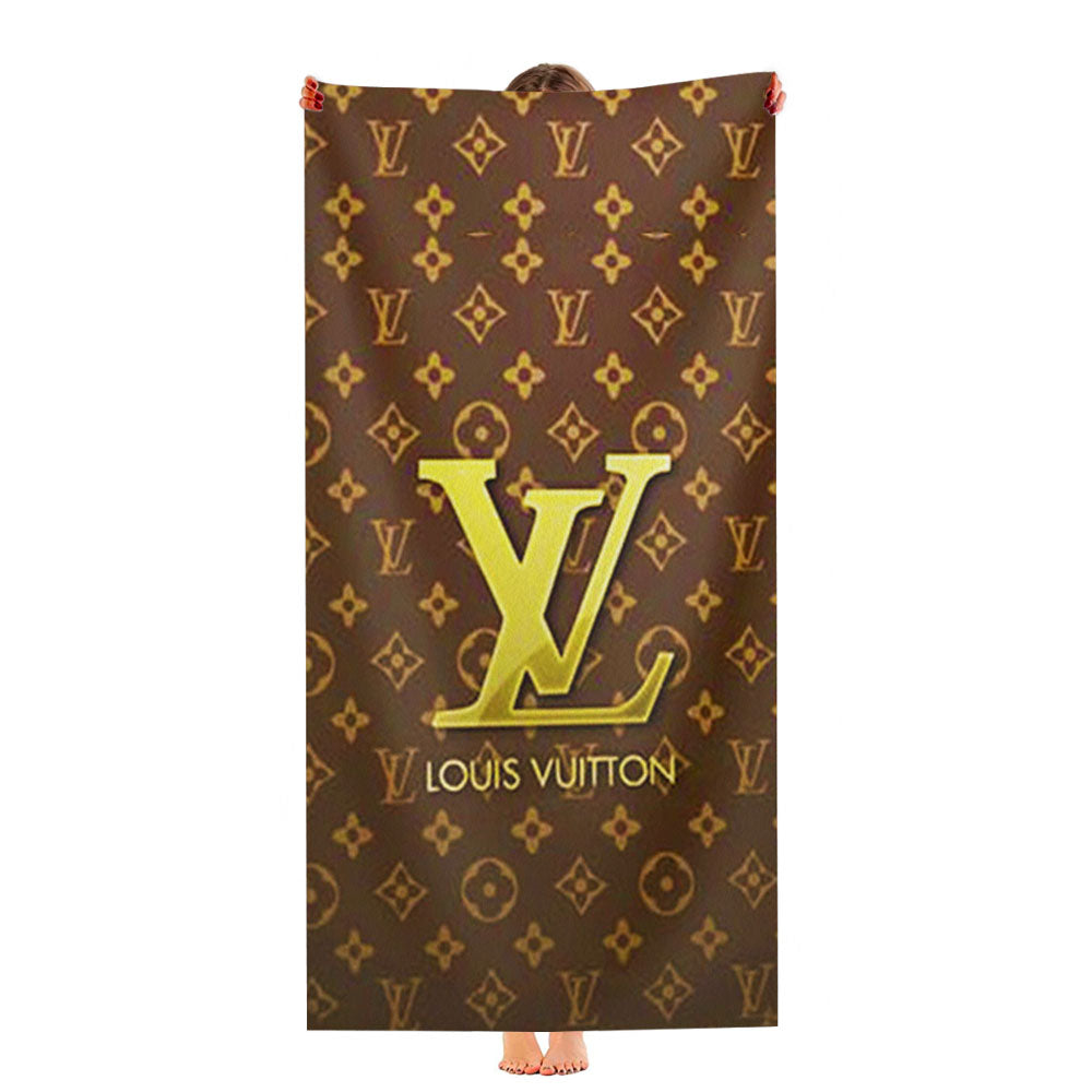 Louis Vuitton Logo Ultra-Soft Luxury Bathroom Towels
