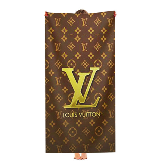 Louis Vuitton Logo Ultra-Soft Luxury Bathroom Towels