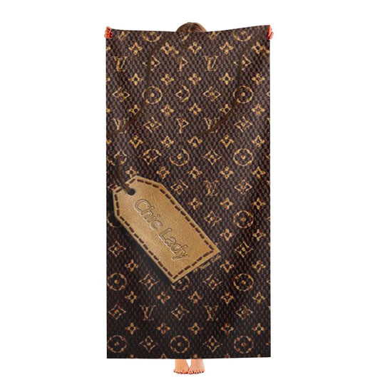 Louis Vuitton Paper Tag Ultra-Soft Luxury Bathroom Towels