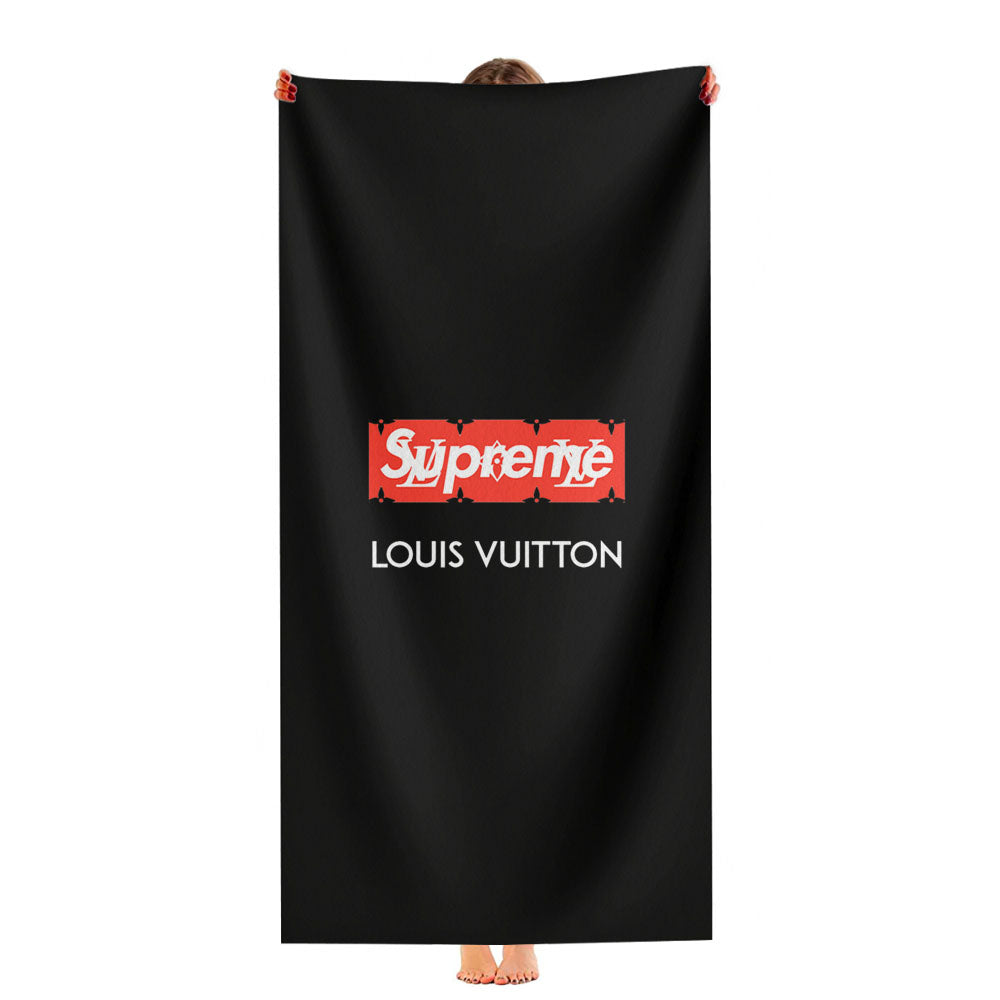 Louis Vuitton Supreme Simple Ultra-Soft Luxury Bathroom Towels