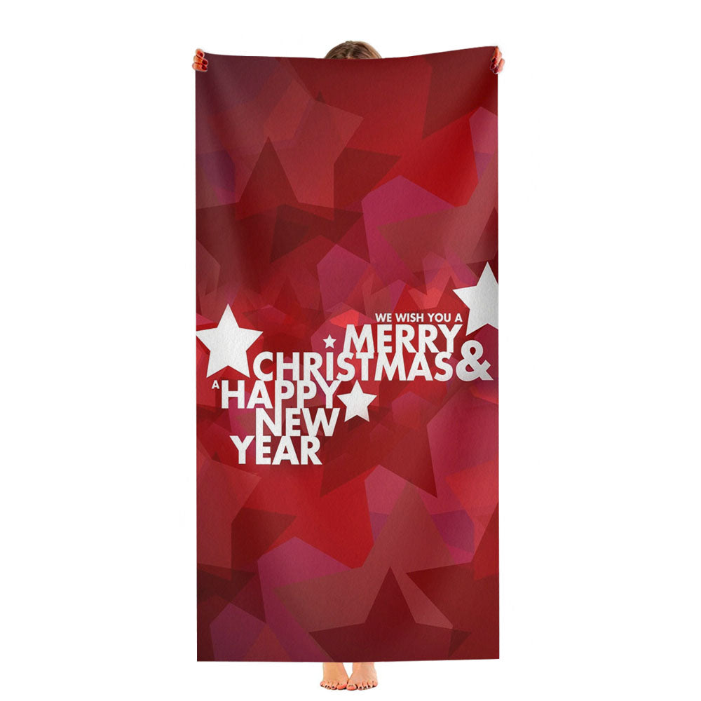 Merry Christmas Charlie Brown Snoo Ultra-Soft Luxury Bathroom Towels