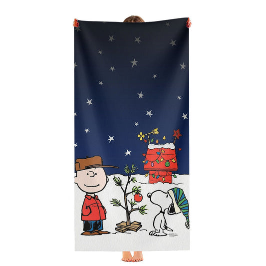 Merry Christmas Cute Ultra-Soft Luxury Bathroom Towels