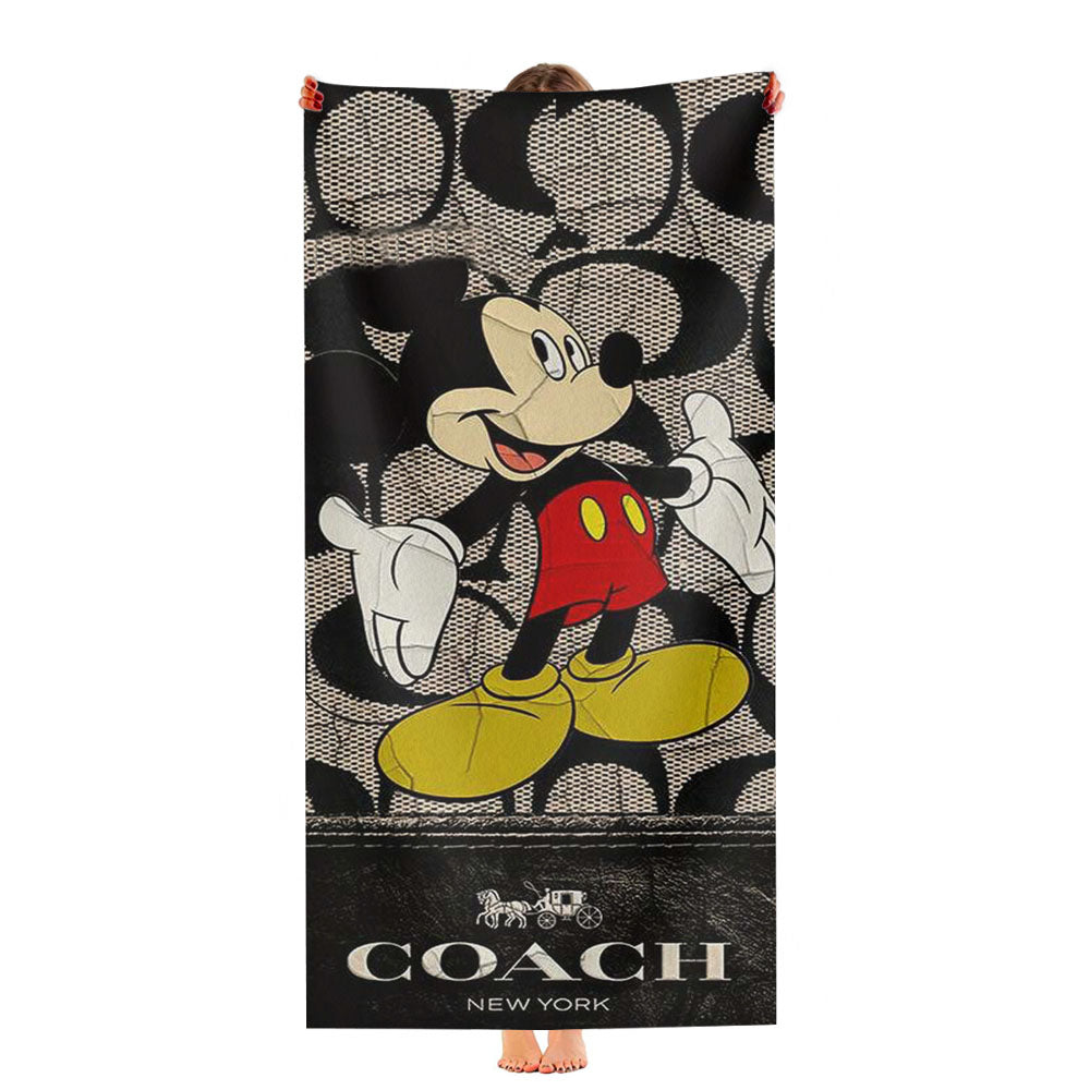 Mickey Mouse Coach New York Ultra-Soft Luxury Bathroom Towels