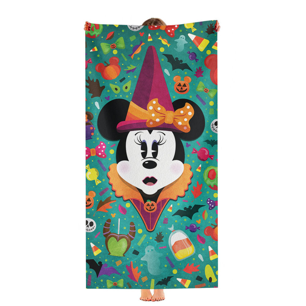 Minnie Mouse Halloween Ultra-Soft Luxury Bathroom Towels