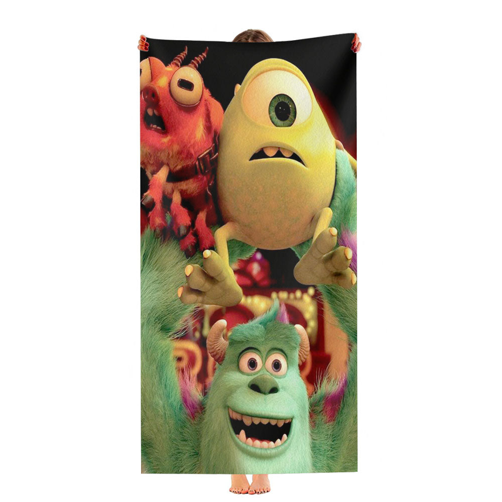Monster Universal Dolls Christmas Ultra-Soft Luxury Bathroom Towels
