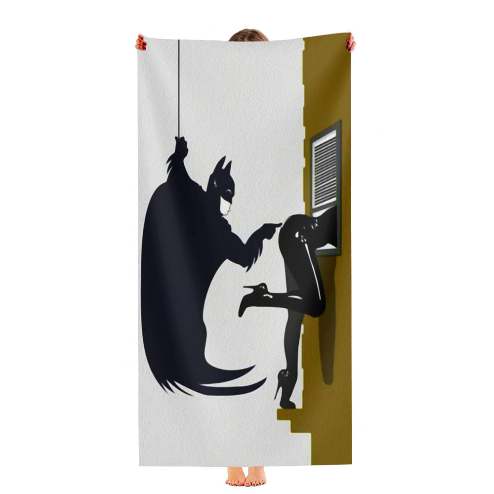 Naughty Batman And Catwoman Ultra-Soft Luxury Bathroom Towels
