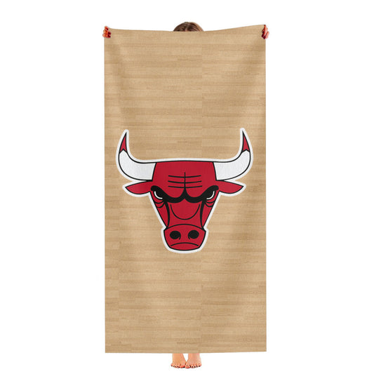 Nba - Chicago Bulls Wallpaper Ultra-Soft Luxury Bathroom Towels
