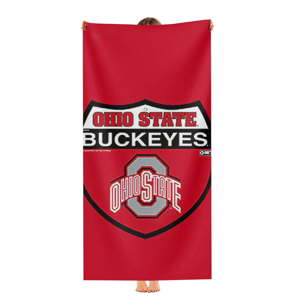 Ohio State Buckeyes University Ultra-Soft Luxury Bathroom Towels