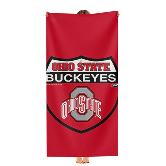Ohio State Buckeyes University Ultra-Soft Luxury Bathroom Towels