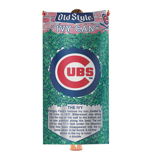 Old Style Chicago Cubs Beer Ultra-Soft Luxury Bathroom Towels