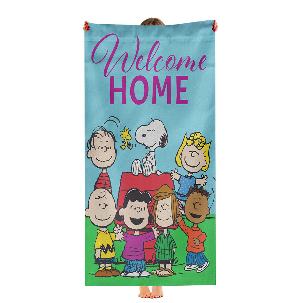Peanuts Welcome Home Ultra-Soft Luxury Bathroom Towels