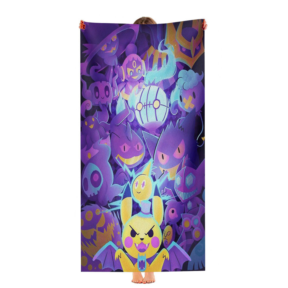 Pokemon Halloween Ultra-Soft Luxury Bathroom Towels