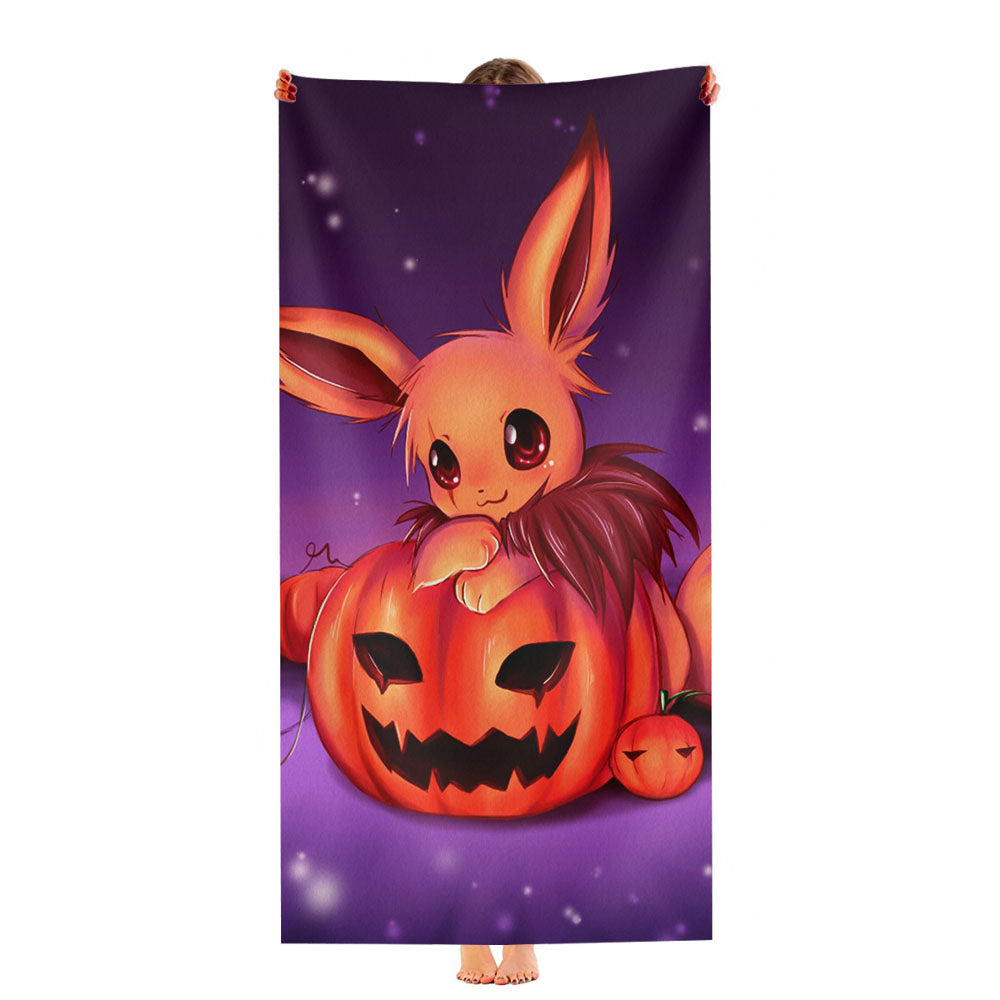 Pokemon Night Halloween Ultra-Soft Luxury Bathroom Towels