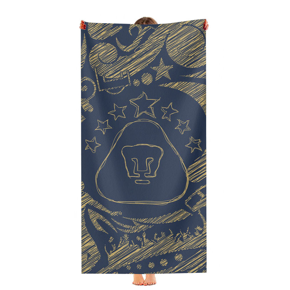 Pumas Unam Art Ultra-Soft Luxury Bathroom Towels