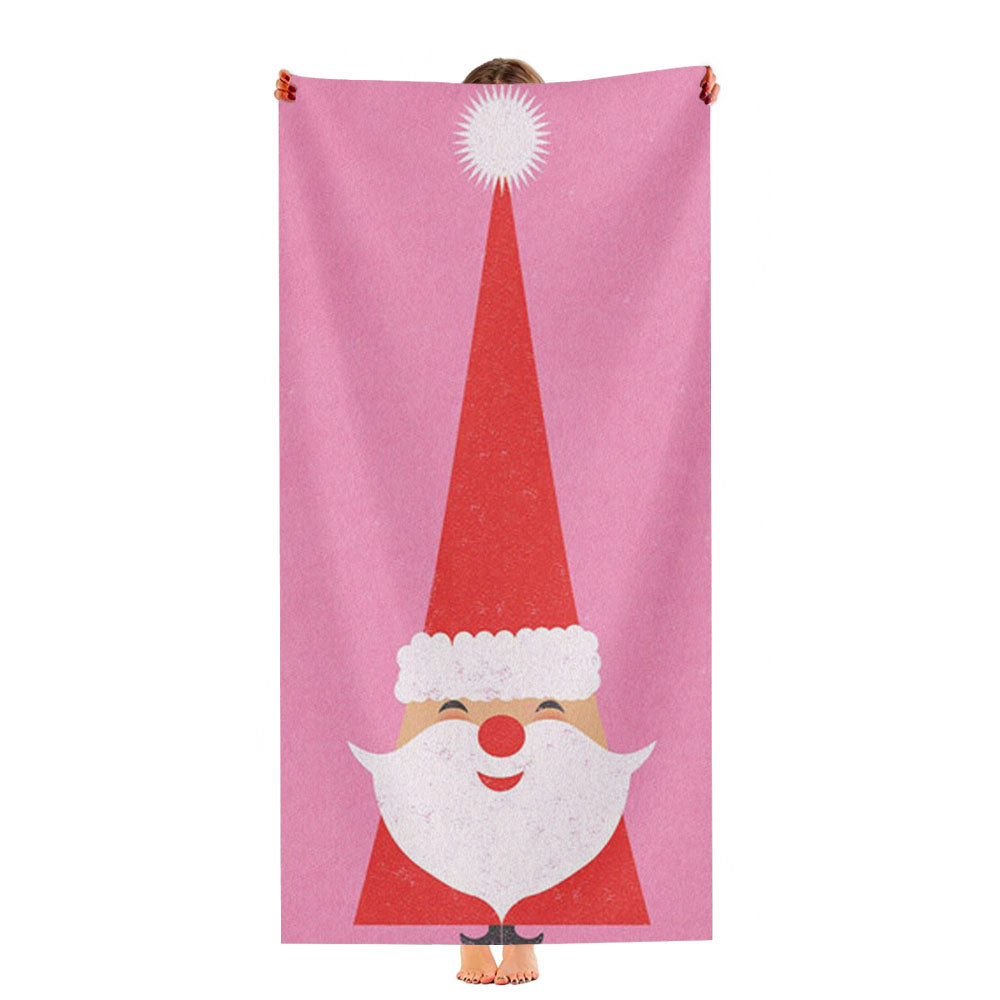 Santa Christmas Ultra-Soft Luxury Bathroom Towels