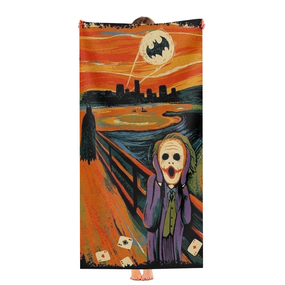 Scream Batman Ultra-Soft Luxury Bathroom Towels