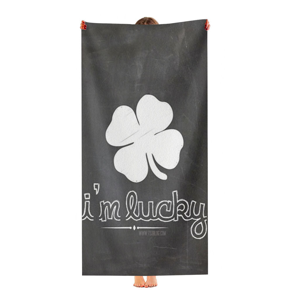 St Patricks Day Im Lucky Ultra-Soft Luxury Bathroom Towels
