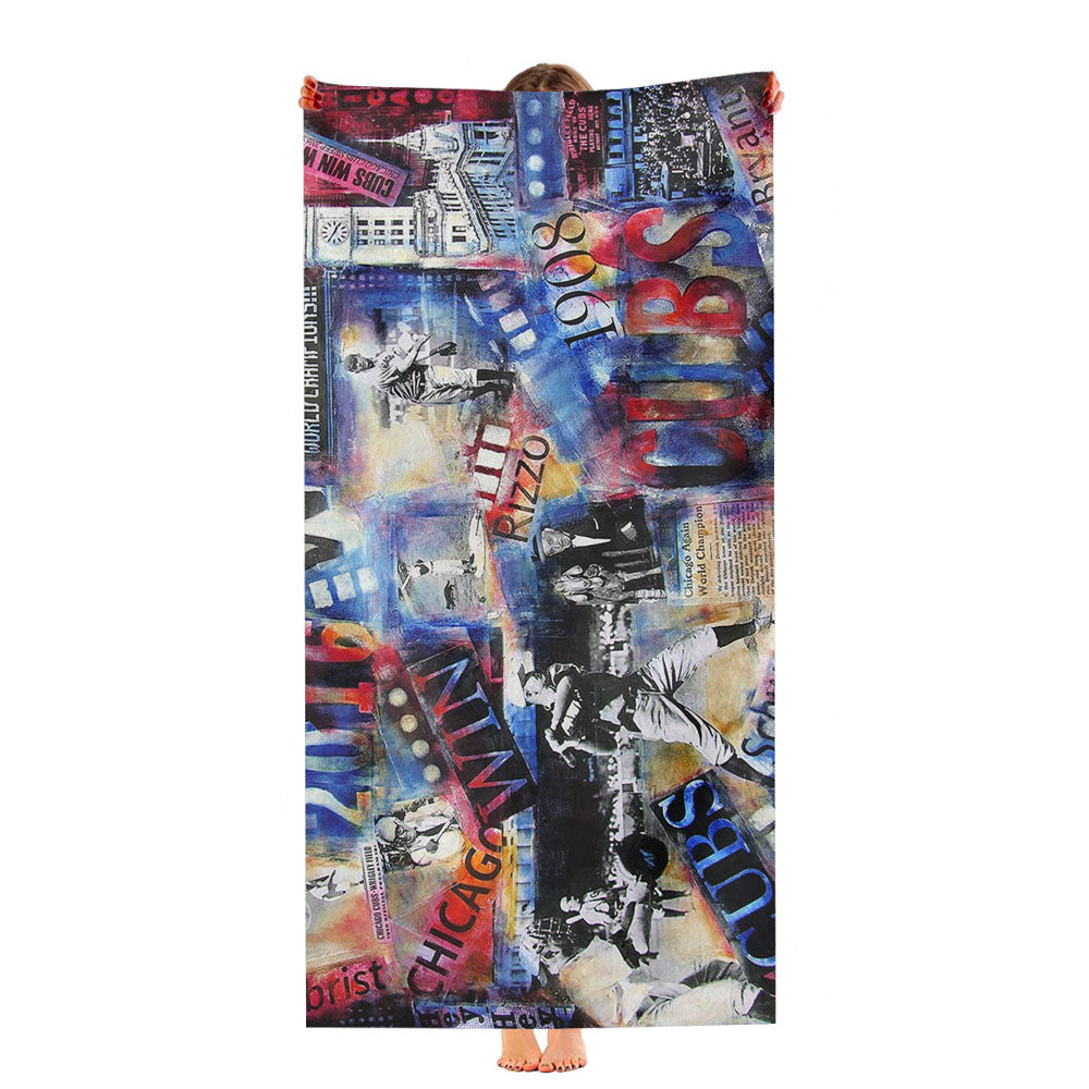 Story Of Chicago Cubs Ultra-Soft Luxury Bathroom Towels