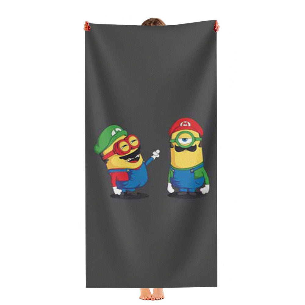 Super Mario Minions Ultra-Soft Luxury Bathroom Towels