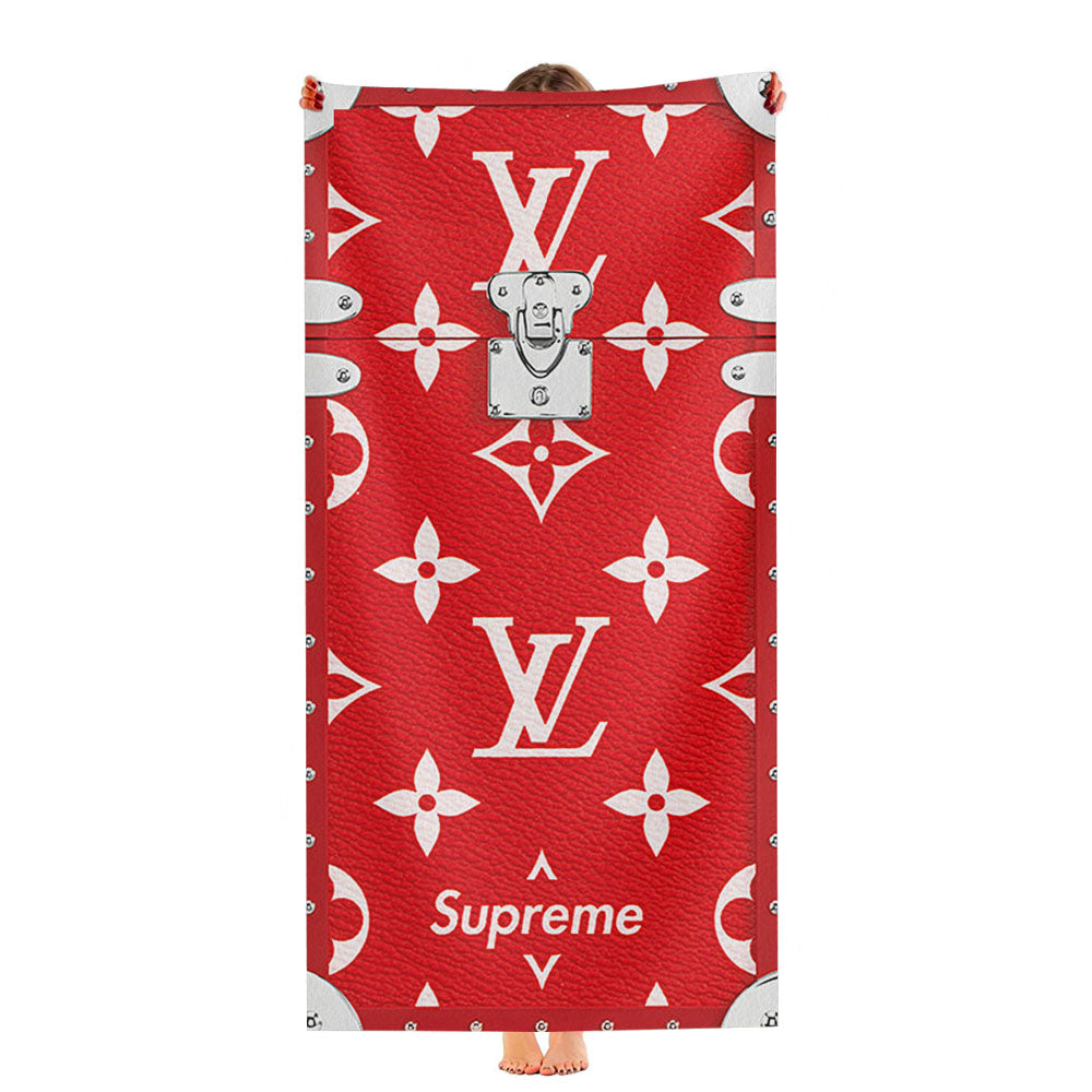 Supreme Louis Vuitton Eye Trunk Ultra-Soft Luxury Bathroom Towels