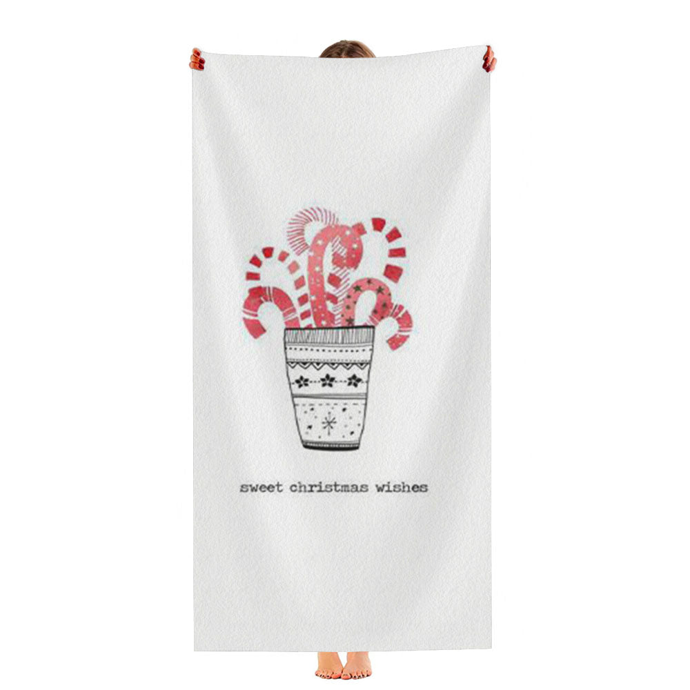 Sweet Christmas Wishes Ultra-Soft Luxury Bathroom Towels