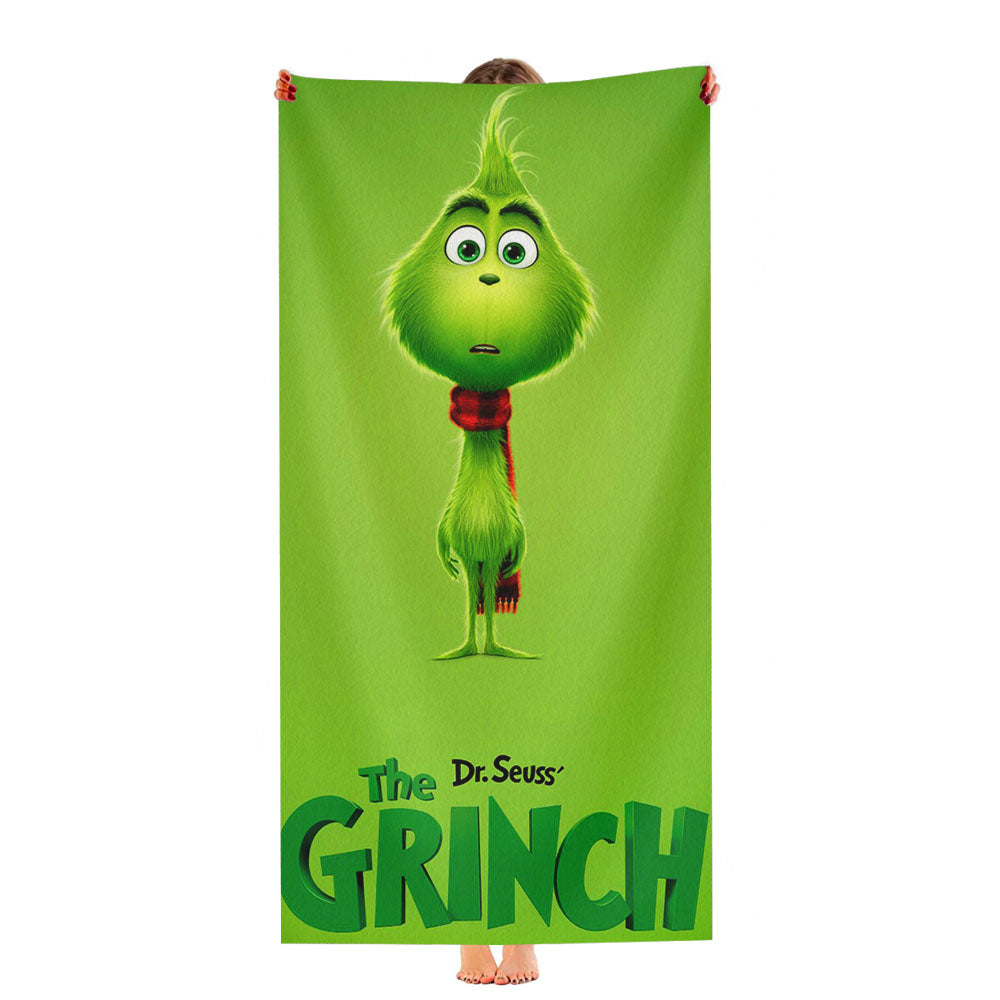 The Grinch Poster 2018 Ultra-Soft Luxury Bathroom Towels