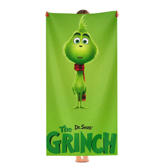 The Grinch Poster 2018 Ultra-Soft Luxury Bathroom Towels