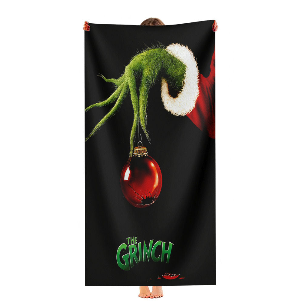 The Grinch Ultra-Soft Luxury Bathroom Towels