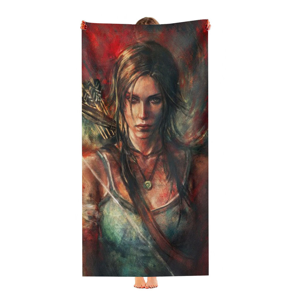Tomb Raider Lara Croft Underground Ultra-Soft Luxury Bathroom Towels