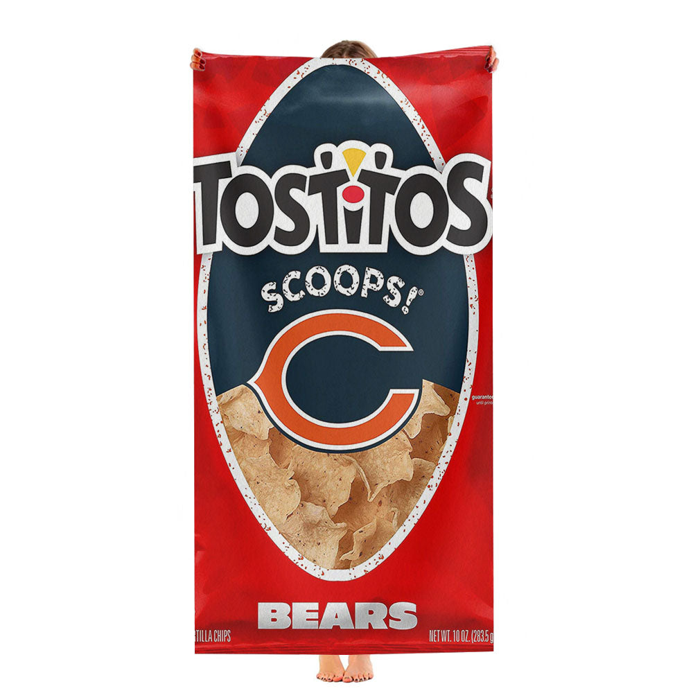 Tostitos Chicago Bears Ultra-Soft Luxury Bathroom Towels
