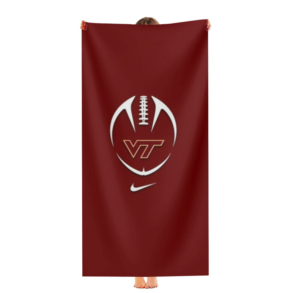 Virginia Tech Hokies Ultra-Soft Luxury Bathroom Towels