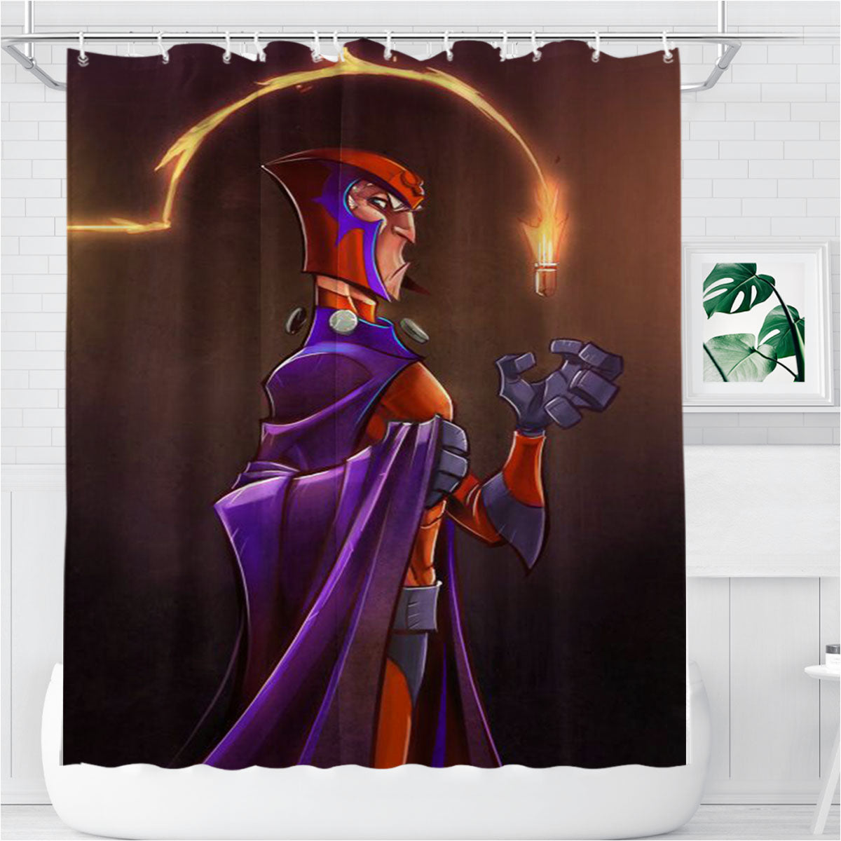 Marvels Bathroom Shower Curtain Fabric Waterproof | 66 X 72 Inch