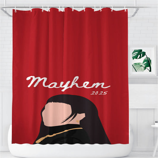 Mayhem 2025 Gaga Bathroom Shower Curtain Fabric Waterproof