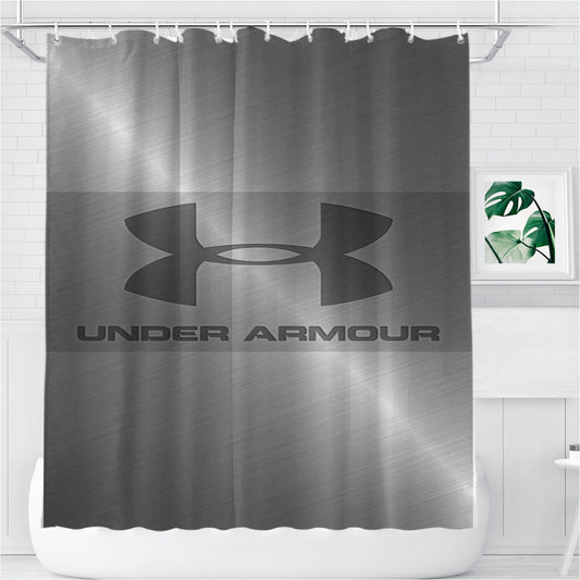 Personalized Metalic Under Armour Shower Curtain Farmhouse Bathroom Decor