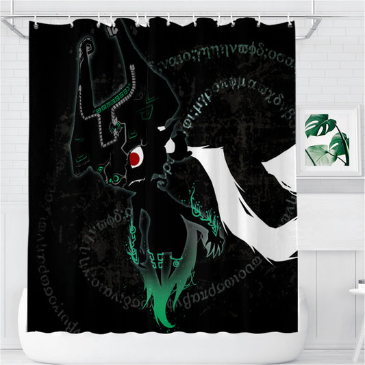 Personalized Midna Twilight Princess Links Friendlist Shower Curtain Farmhouse Bathroom Decor